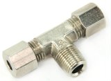 Nitrous Outlet Branch Tee Fittings 00-01468-B 1/8 NPT X 3/16 Compression X 3/16 Compression thumbnail 2