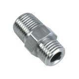 Nitrous Outlet Compression Fittings 00-01500-B-J Fitting, 3/16 in., 1/8 NPT, Straight, Aluminum, Natural, Each thumbnail 2