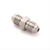 Nitrous Outlet Couplers 00-01600-B Fitting, Coupler, Union, AN to AN, Straight, Aluminum, Nickel Plated, -3 AN, -3 AN, Each thumbnail 1