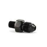 Nitrous Outlet AN Cap Fittings 00-01801 Fitting, Adapter, to NPT, Straight, Aluminum, Black Anodized, -4 AN, 1/16 in. NPT, Each thumbnail 1