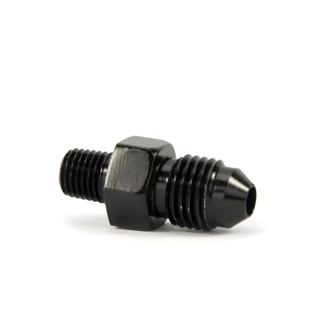 Nitrous Outlet AN Cap Fittings 00-01801 Fitting, Adapter, to NPT, Straight, Aluminum, Black Anodized, -4 AN, 1/16 in. NPT, Each