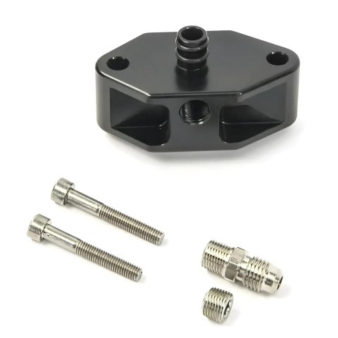 Nitrous Outlet Fittings and Adapters 00-01804 99-04 4.6/5.4L 2V Ford Billet Fuel Rail Adapter