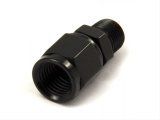 Nitrous Outlet AN to NPT Adapter Fittings 00-01901 Fitting, Adapter, NPT, Straight, Aluminum, Black Anodized, -4 AN, 1/8 in. NPT, Swivel, Each thumbnail 1