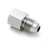 Nitrous Outlet AN to NPT Adapter Fittings 00-01904-B Fitting, Adapter, NPT, Straight, Aluminum, Nickel Plated, -4 AN, 1/8 in. NPT, Each thumbnail 2