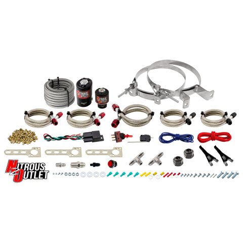 Nitrous Outlet EFI Dual Nozzle Systems 00-10012-00 Ford System (No Bottle)