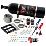 Nitrous Outlet Oxide Systems 00-10071-15 Systems, Weekend Warrior 4500 Plate System - Gas/E85 (5-55psi)(100-350 HP)(15LB Bottle) thumbnail 1
