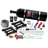 Nitrous Outlet Oxide Systems 00-10072-15 Systems, Weekend Warrior 4150 Tunnel Ram System - Gas/E85 (5-55 psi)(100-400 HP)(15LB Bottle) thumbnail 2