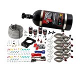 Nitrous Outlet Oxide Plate Systems 00-10103-10 Systems, EFI Plate, Dry Style, WOT Switch Activation, 10 lbs. Bottle, for Use On 78mm LSX Intakes, Chevrolet, V8, Kit thumbnail 2