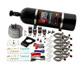 Nitrous Outlet Oxide Plate Systems 00-10103-15 Systems, EFI Plate, Dry Style, WOT Switch Activation, 15 lbs. Bottle, for Use On Applications with A 78mm LSX Intake, Chevrolet, V8, Kit thumbnail 2