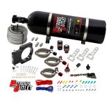 Nitrous Outlet Oxide Plate Systems 00-10107-15 Systems, EFI Plate, Wet Style, WOT Switch Activation, 15 lbs. Bottle, for 90mm LSX Truck Inake, Chevrolet, GMC, Small Block LS, Kit thumbnail 1