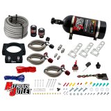 Nitrous Outlet Oxide Plate Systems 00-10113-10 Systems, EFI Plate, Wet Style, WOT Switch Activation, 10 lbs. Bottle, for Use with A 92mm LSX Intake, Chevrolet, Small Block LS, Kit thumbnail 2