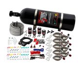 Nitrous Outlet Oxide Plate Systems 00-10114-15 Systems, EFI Plate, Wet Style, WOT Switch Activation, 15 lbs. Bottle, for Use with A 92mm LSX Intake, Chevrolet, Small Block LS, Kit thumbnail 1