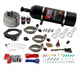 Nitrous Outlet Oxide Plate Systems 00-10115-15 Systems, EFI Plate, Wet Style, WOT Switch Activation, 15 lbs. Bottle, for Use On A 102mm LSX Intake, Chevrolet, Small Block LS, Kit thumbnail 1