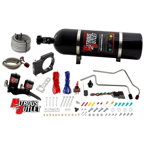 Nitrous Outlet Oxide Plate Systems 00-10128-15 90mm 07-12 GM Truck System (15lb Bottle) thumbnail 1