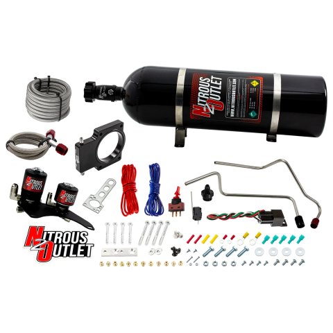 Nitrous Outlet Oxide Plate Systems 00-10128-15 90mm 07-12 GM Truck System (15lb Bottle) thumbnail 2