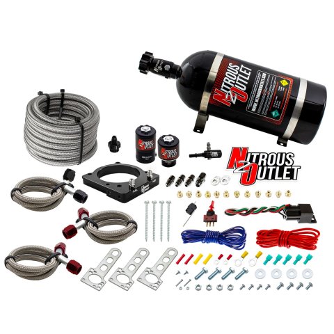 Nitrous Outlet Oxide Plate Systems 00-10138-10 85mm EFI 6.4 Hemi System (10lb Bottle) thumbnail 1