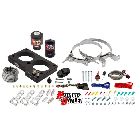 Nitrous Outlet Oxide Plate Systems 00-10156-00 99-01 Cobra, 03-04 Mach 1 Ford 4 Valve System (No Bottle)