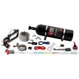 Nitrous Outlet Oxide Systems 00-10164-15 Systems, Ford Cobra Jet Intake 2011-2019 Mustang Hard-line Plate System - Gas/E85 (5-55psi)(50-200HP)(15lb Bottle) thumbnail 1