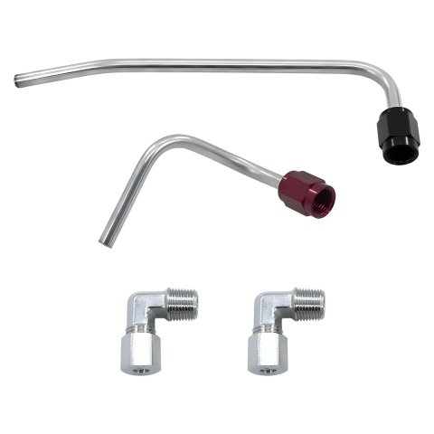 Nitrous Outlet Oxide Plumbing Kits 00-10179-HL Kits, GM 2015-2019 C7 ZO6 Corvette 83mm Hard-line Kit- Solenoids To Plate