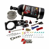 Nitrous Outlet Oxide Systems 00-10190-12 Systems, GM 2018-2019 ZR1 Corvette Hard-line Plate System - Gas/E85 (5-55psi)(50-200HP)(12lb Bottle) thumbnail 2