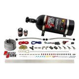 Nitrous Outlet Oxide Systems 00-10363-10 4 Cyl 2 Sol Direct Port Sys w/ Dist Blocks Hi PSI(10Lb Bottle)(90° Noz) thumbnail 1
