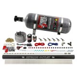 Nitrous Outlet Direct Port Systems 00-10398-12 6 Cyl 2 Sol Sys w/Dist Blocks Low PSI(12Lb Bottle)(90° Noz) thumbnail 2
