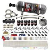 Nitrous Outlet Oxide Systems 00-10402-12 Systems, Dry 8 Cylinder Three Stage Direct Port Systcks/ Trident Nozzles(100-400HP)(12lb Bottle) thumbnail 1