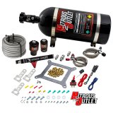 Nitrous Outlet Stinger Plate Oxide Systems 00-10602-10 Systems, Stinger, Square Bore Plate, Wet, 700 hp, 10 lb. Bottle, Black, Designed for Use with 5-10 psi Carbureted Fuel Systems, Kit thumbnail 2