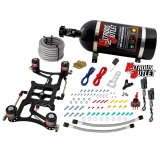 Nitrous Outlet 4150 Hornet Dual-Stage Oxide Plate Systems 00-10626-10 Dual Stage Sys Boomerang 4Sol Brckt Low PSI(10LB Bottle) thumbnail 1