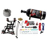 Nitrous Outlet 4150 Hornet Race Dual-Entry Oxide Plate Systems 00-10628-10 Dual Stage Sys Boomerang 4Sol Brckt Low PSI(10LB Bottle) thumbnail 2