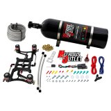 Nitrous Outlet 4150 Hornet Race Dual-Entry Oxide Plate Systems 00-10628-15 Dual Stage Sys Boomerang 4Sol Brckt Low PSI(15LB Bottle) thumbnail 2
