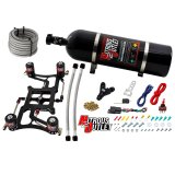 Nitrous Outlet 4500 Hornet Dual-Stage Oxide Plate Systems 00-10638-15 Dual Stage System, Boomerang 4 Sol Bracket Low PSI(15Lb Bottle) thumbnail 1