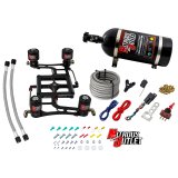 Nitrous Outlet 4500 Hornet Race Dual-Entry Oxide Plate Systems 00-10640-10 Dual Stage Sys Boomerang 4Sol Bracket Low PSI(10Lb Bottle) thumbnail 1