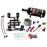 Nitrous Outlet 4500 Hornet Race Dual-Entry Oxide Plate Systems 00-10640-10 Dual Stage Sys Boomerang 4Sol Bracket Low PSI(10Lb Bottle) thumbnail 2