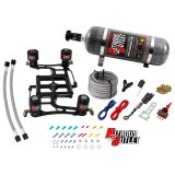 Nitrous Outlet 4500 Hornet Race Dual-Entry Oxide Plate Systems 00-10640-12 Dual Stage Sys Boomerang 4Sol Bracket Low PSI(12Lb Bottle) thumbnail 2