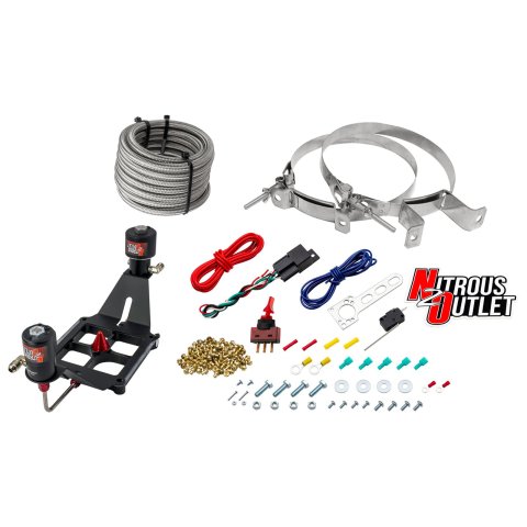 Nitrous Outlet Stinger Plate Oxide Systems 00-10662-00 Race 4500 Sys Deep EFI Center Sol Bracket Low PSI(No Bottle)