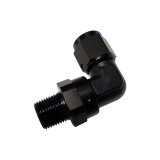 Nitrous Outlet Fittings and Adapters 00-12532 Universal Fittings, 90 Degree Swivel Fitting - 3/8" NPT x 8AN (Male/Female)(Black) thumbnail 2