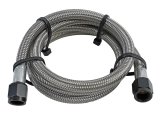 Nitrous Outlet Stainless Steel Braided Hoses 00-20870 Hose, Steel, -6 AN Female Ends, Black Fittings, 48 in. Length, Each thumbnail 2