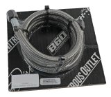 Nitrous Outlet Stainless Steel Braided Hoses 00-20900 Hose, Steel, -6 AN Female Ends, Black Fittings, 60 in. Length, Each thumbnail 2