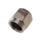 Nitrous Outlet Tube Nuts 00-29110-N Nut, -6 AN Size, Aluminum, Nickel Plated, Each thumbnail 2