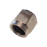 Nitrous Outlet Tube Nuts 00-29110-N Nut, -6 AN Size, Aluminum, Nickel Plated, Each thumbnail 3