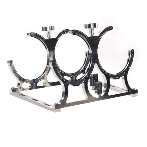Nitrous Outlet Billet Aluminum Bottle Brackets 00-32012 Dual 10lb/15lb Bracket (Horizontal Mount) thumbnail 1
