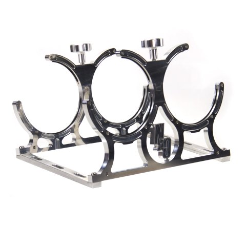 Nitrous Outlet Billet Aluminum Bottle Brackets 00-32012 Dual 10lb/15lb Bracket (Horizontal Mount) thumbnail 2