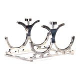 Nitrous Outlet Billet Aluminum Bottle Brackets 00-32013 Dual 10lb/15lb Bracket (Vertical Mount) thumbnail 2