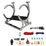 Nitrous Outlet Heated Bottle Brackets 00-32014-6 Oxide Bracket, Horizontal Mount, Billet Aluminum, Polished, Kit thumbnail 1
