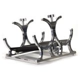 Nitrous Outlet Heated Bottle Brackets 00-32015-4 Dual Billet Bracket with 4AN Accessories (Horizontal) thumbnail 2