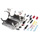 Nitrous Outlet Heated Bottle Brackets 00-32016-4 Dual Billet Bracket with 4AN Accessories (Vertical) thumbnail 1
