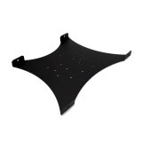 Nitrous Outlet Oxide Bottle Brackets 00-33011 Brackets, Ford 2018-2020 Mustang X-Brace Bracket Mounting Plate - Mounts One Between Floor and Quarter Panel thumbnail 2
