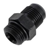 Nitrous Outlet Bottle Valve Nipples 00-34015 Oxide Adapters, Nipples, Billet Aluminum, Black Anodized, Male Threads, -8 AN Male Threads, Each thumbnail 1