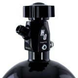 Nitrous Outlet Bottle Valve Nipples 00-34015 Oxide Adapters, Nipples, Billet Aluminum, Black Anodized, Male Threads, -8 AN Male Threads, Each thumbnail 3
